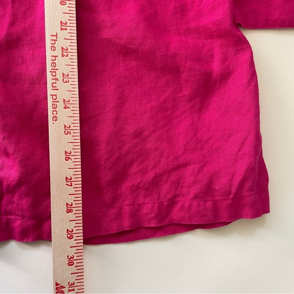 Lucy Perida Shirt Womens Extra Large Linen Tunic Shell Buttons Casual Lagenlook - Picture 12 of 12